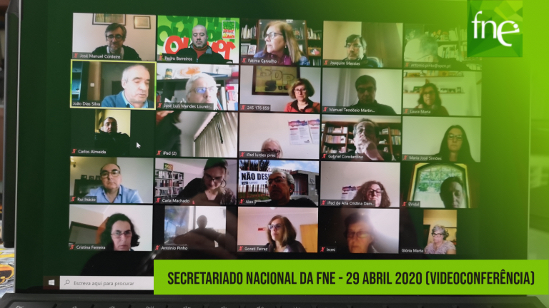 Resolução do Secretariado Nacional da FNE - 29 abril 2020